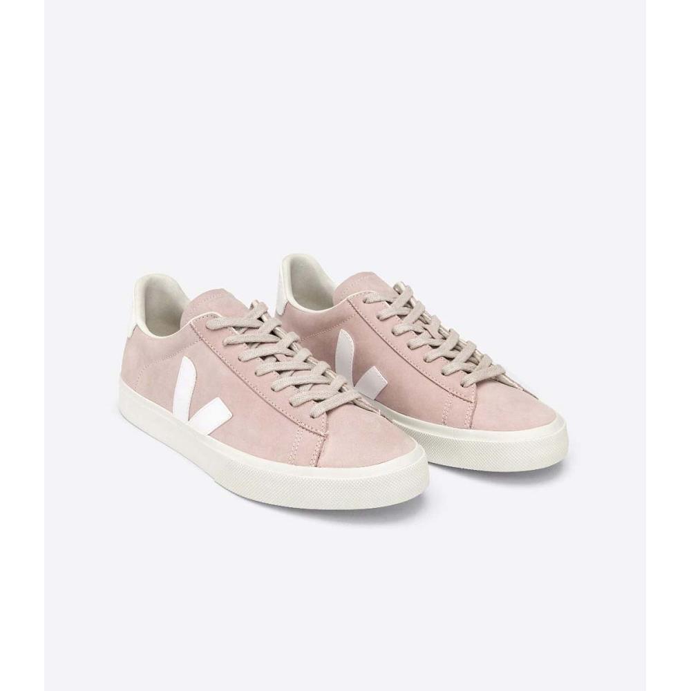 Veja CAMPO NUBUCK Low Tops Sneakers Dames Roze | NL 599SGL